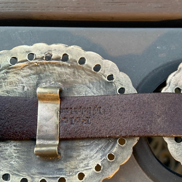 Polo Ralph Lauren Distressed Leather Women’s Brown Belt Size Small - Picture 9 of 11